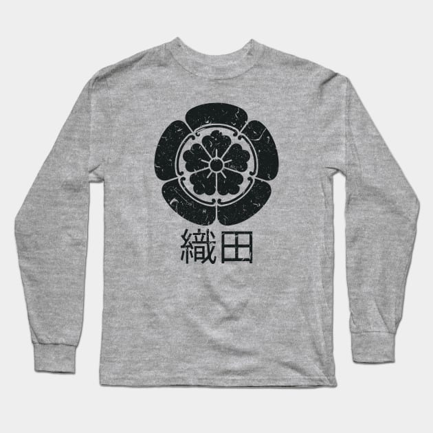 Oda Crest (Black) Long Sleeve T-Shirt by MythoCulture